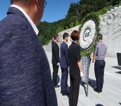 2024.07.31.더불어민주당 경남도당 송순호 위원장 참배 이미지