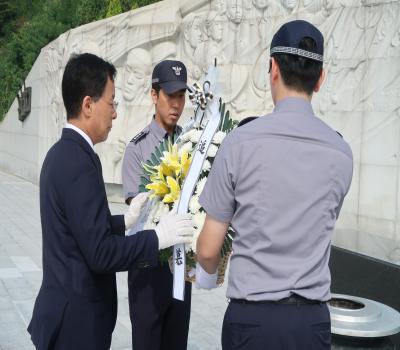 2024.9.9. 제14대 이성철 소장님 취임  참배 이미지