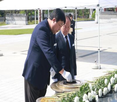 '24.5.10. 한국도로공사서비스 광주전남센터 묘전 태극기 교체 이미지