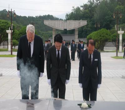 `24.7.8. 원희룡 국민의 힘 당대표 후보자 참배 이미지