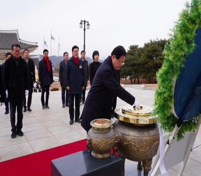 주요 기관·단체장 신년 참배로 새해 맞이 이미지