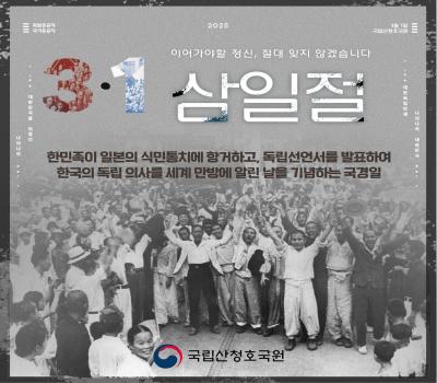 3·1절 온라인 참여 행사 결과 이미지