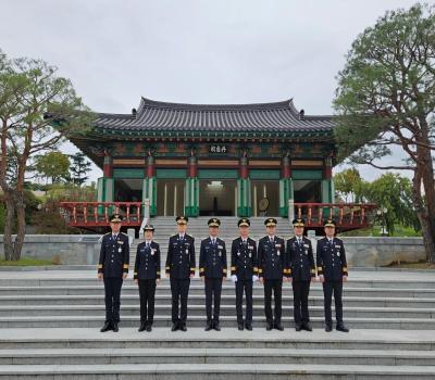 20241021 대구동부경찰서장 참배 이미지