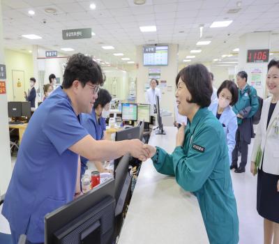 추석계기 보훈병원 비상진료체계 현장점검 및 위문 이미지