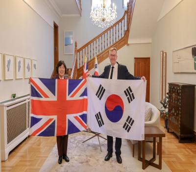 주한영국대사 접견 이미지
