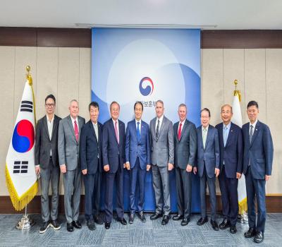 주한미군전우회장 접견 이미지