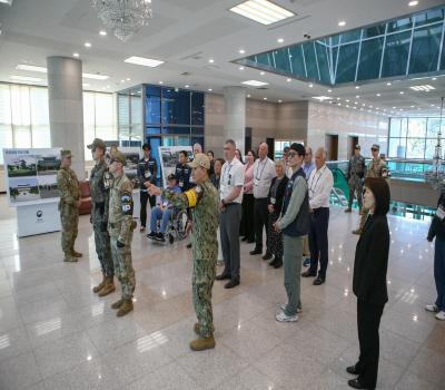 가평전투 75주년계기 영연방 유엔참전용사 재방한 DMZ 방문 이미지
