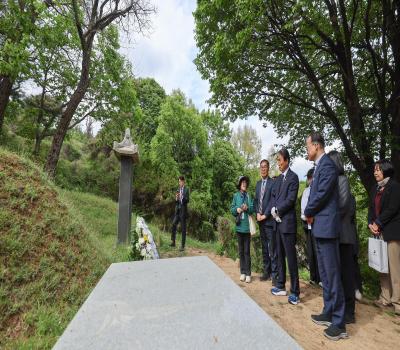 서울 망우역사문화공원 독립유공자 묘소 현장방문 이미지