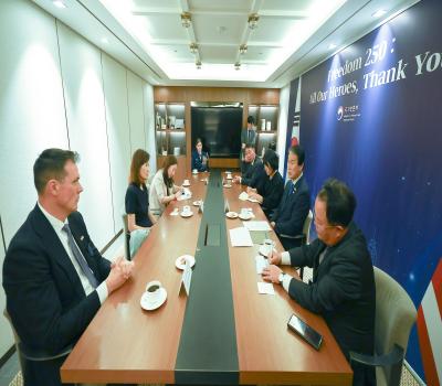 미셸 스틸 주한미국대사 접견 이미지