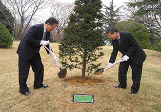 Commemorative Tree Planting in UN Memorial Cemetery 이미지