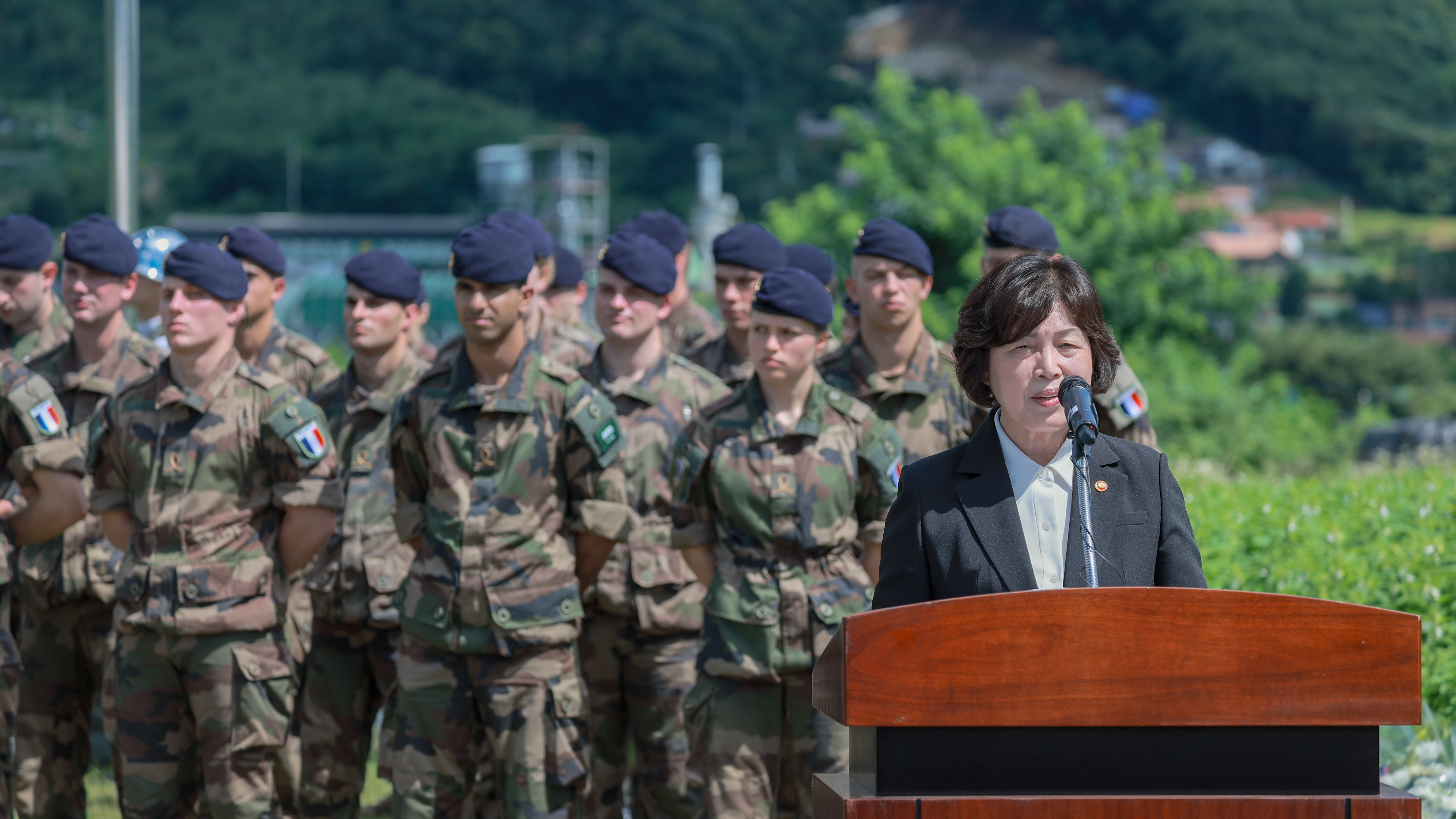 French Battle of Jipyeong-ri Memorial Ceremony 이미지