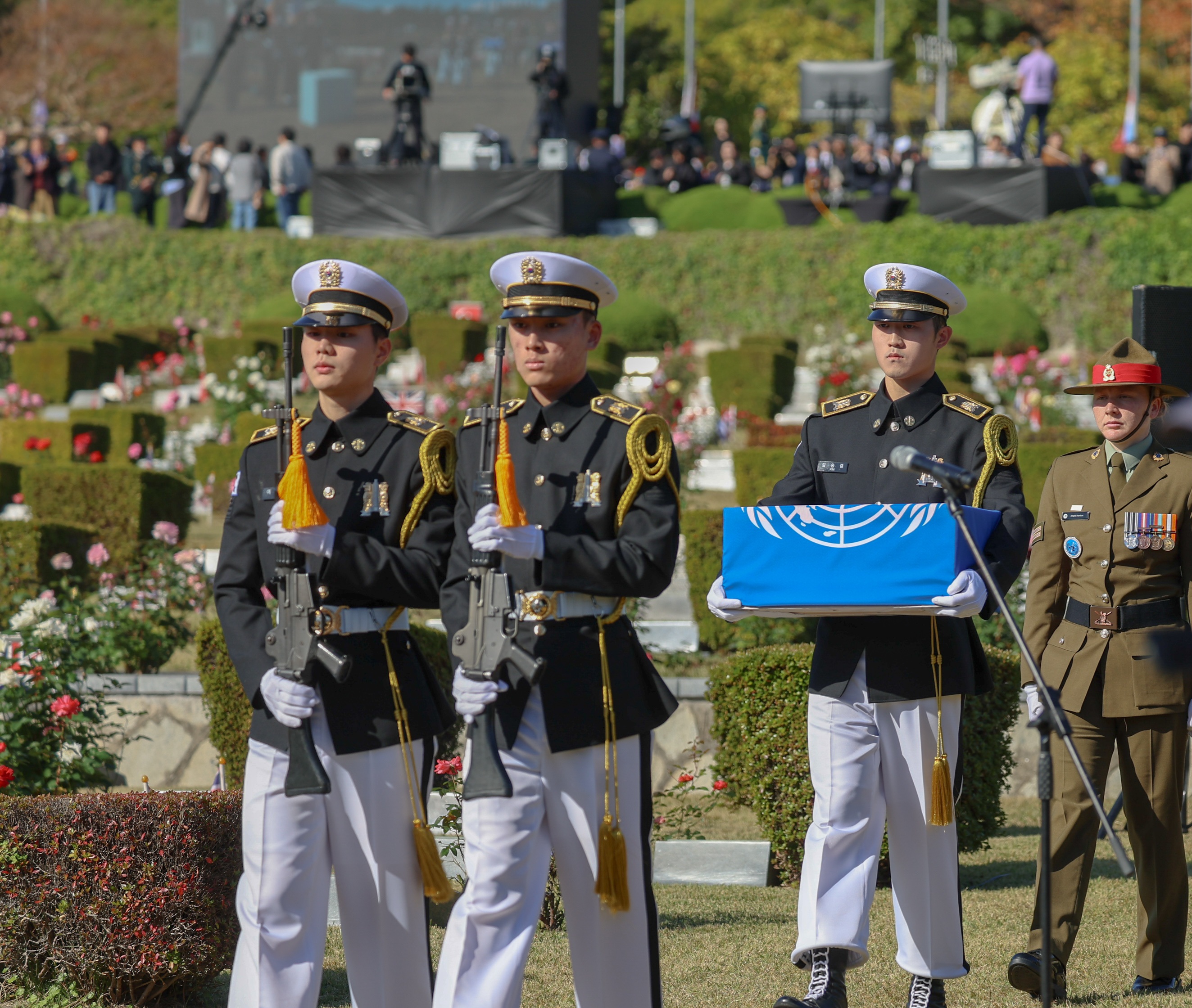 Burial Ceremony for Unknown U.N. War Veteran 이미지