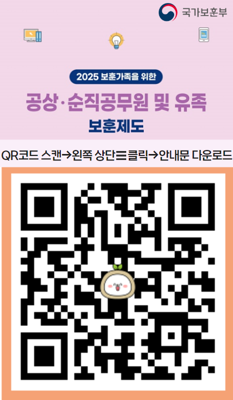 2025년 공상·순직공무원 및 유족 이미지