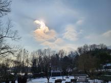 혹한기 구름 이미지