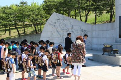 영천아화초등학교 및 부설유치원생 나라사랑교육 실시 이미지