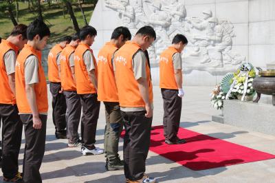 (주)한화 구미사업장직원 나라사랑교육 참여 이미지