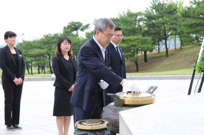 호국원직원 7월 정기참배 이미지