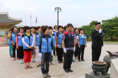 자유총연맹 경산시지회 호국원 참배 이미지