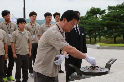 (주)한화구미사업장직원 호국원 나라사랑국립묘지 체험활동 실시 이미지