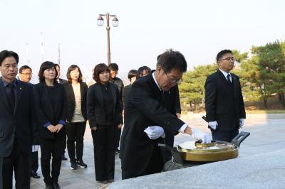 호국원 전직원 11월 정기참배 실시 이미지