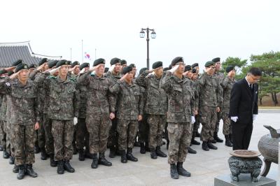 국군장병 나라사랑국립묘지체험활동 실시 이미지