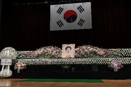 2024년 3월 11일 손명순 여사 영결식 및 안장식 이미지